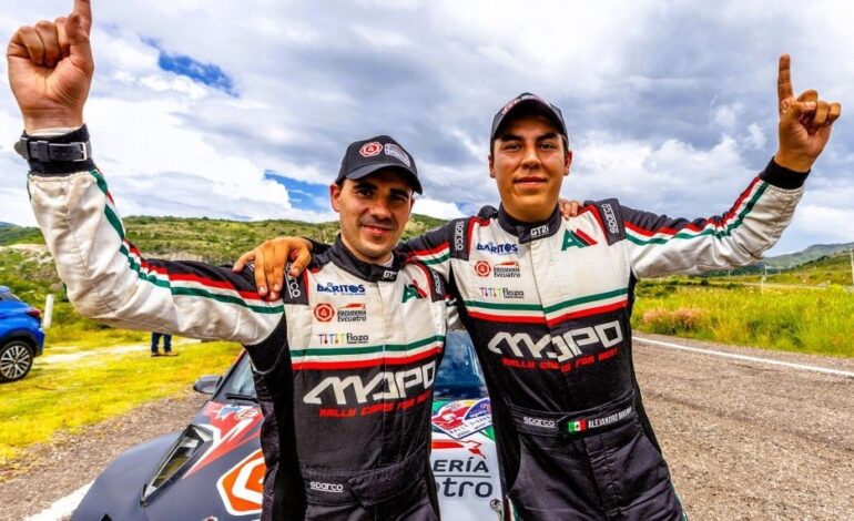 Alejandro Mauro Sánchez alcanza el podio en campeonato español de rallies