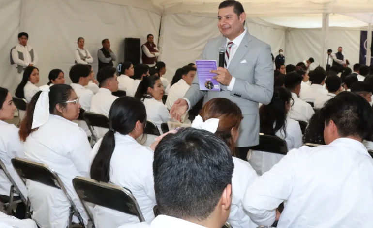 Sheinbaum y Armenta: juntos por una Puebla saludable, en contra de los edulcorantes