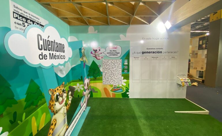 Gana INEGI primer lugar al mejor estand en su categoría en la Feria Internacional del Libro