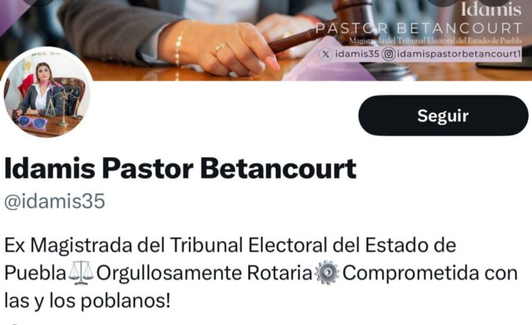 Idamis Pastor renunció al TEEP; buscará ser la próxima titular de la FGE