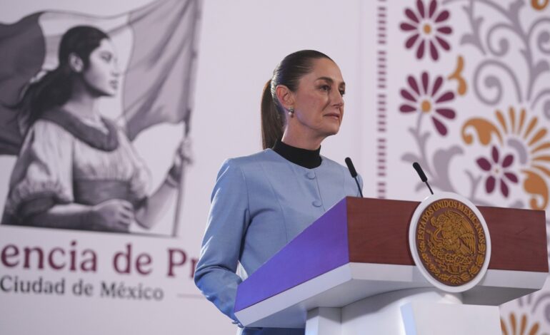 Anuncia Sheinbaum última visita a Puebla en gobierno de Sergio Salomón