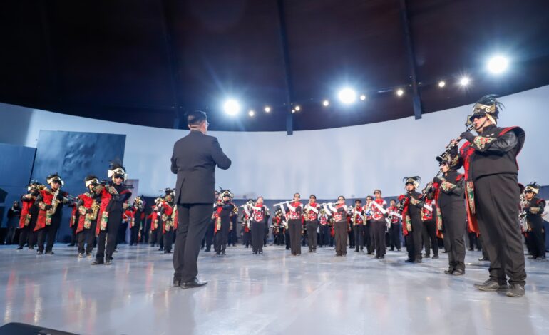 Abandera Gobierno de Puebla a jóvenes de “All Star Marching Band”