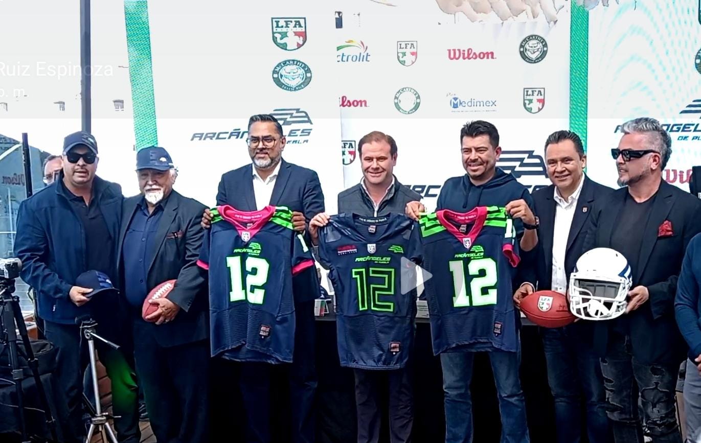 Regresa el futbol americano profesional a Puebla: presentan a los Arcángeles