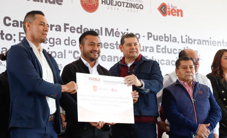 Armenta: Progreso para municipios con obra comunitaria