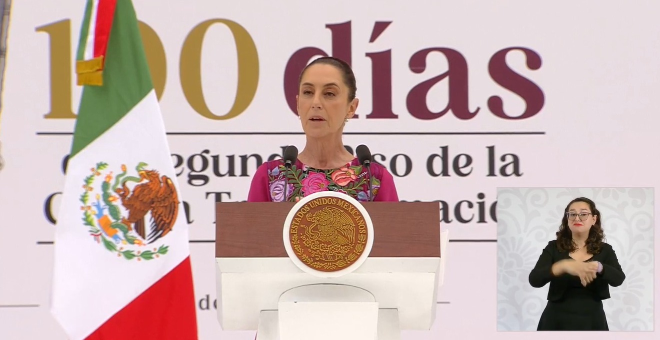 Claudia Sheinbaum da informe por 100 Días de Gobierno