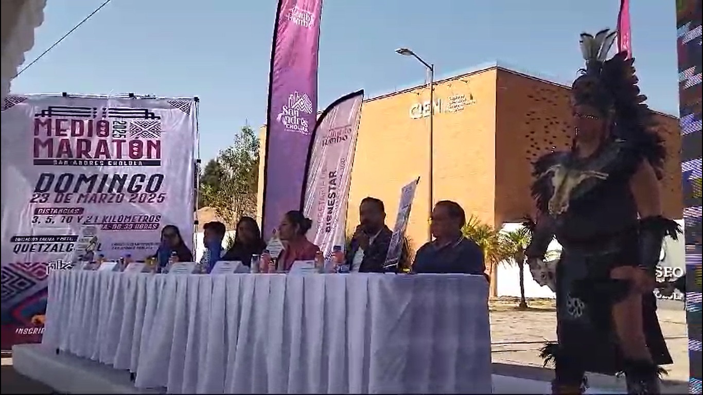 Presentan el Maratón San Andrés Cholula 2025