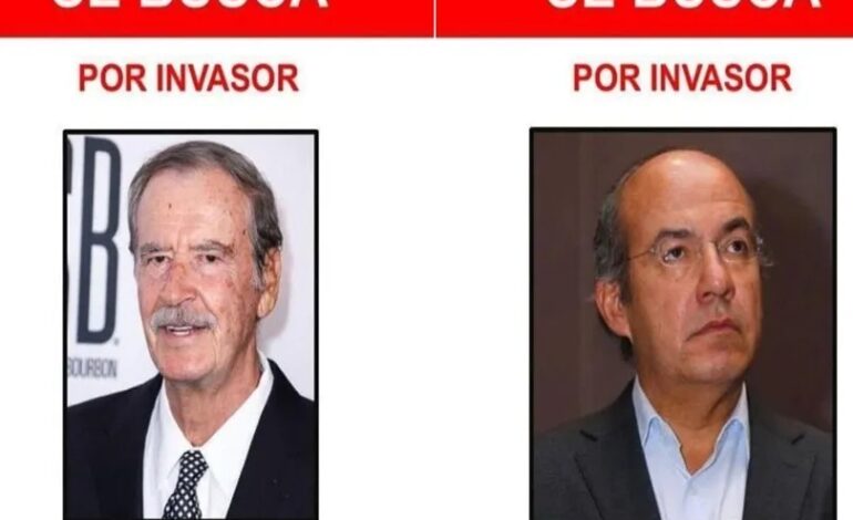 Distribuirán carteles de «se busca» contra Fox y Calderón en Venezuela