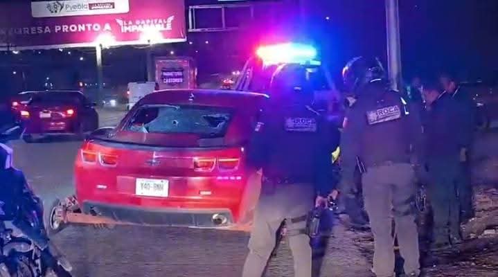 Persecuciónes terminan en balacera en la capital poblana: detienen a presuntos delincuentes