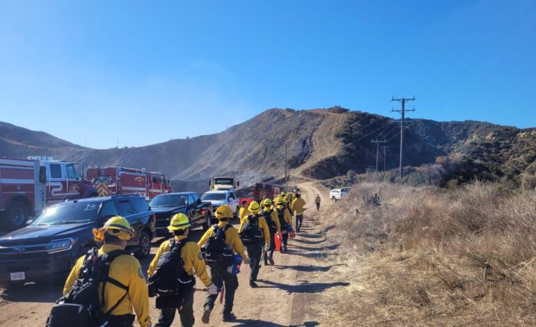 Delegación Mexicana desplegada en California para el combate a incendios reafirma lazos de hermanda y solidaridad con el Gobierno de EUA