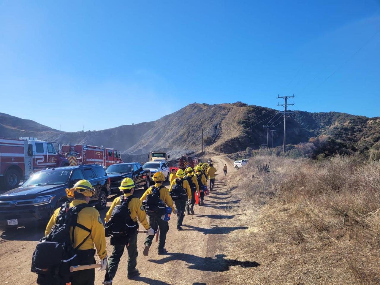 Delegación Mexicana desplegada en California para el combate a incendios reafirma lazos de hermanda y solidaridad con el Gobierno de EUA