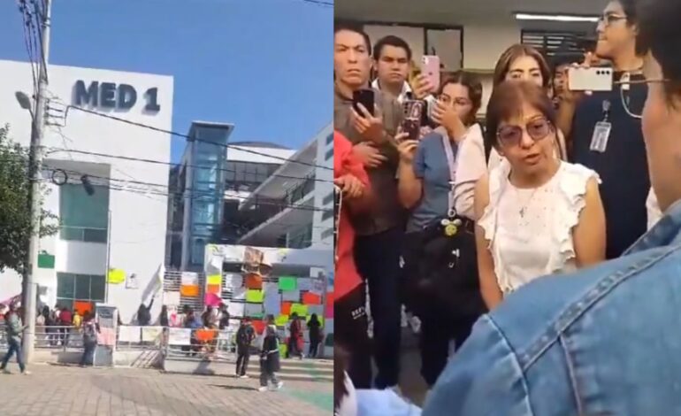 Estudiantes de Medicina BUAP levantan paro, mientras otras facultades continúan manifestacion