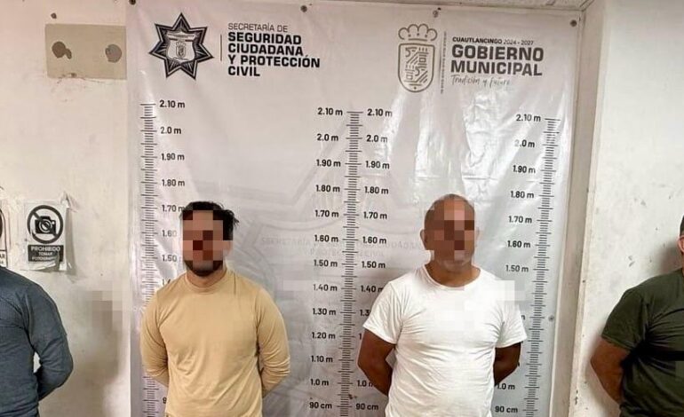 ¡Atrapan a banda armada en Cuautlancingo!