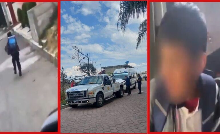 Intervienen transporte público por acoso a menor en municipio de Puebla