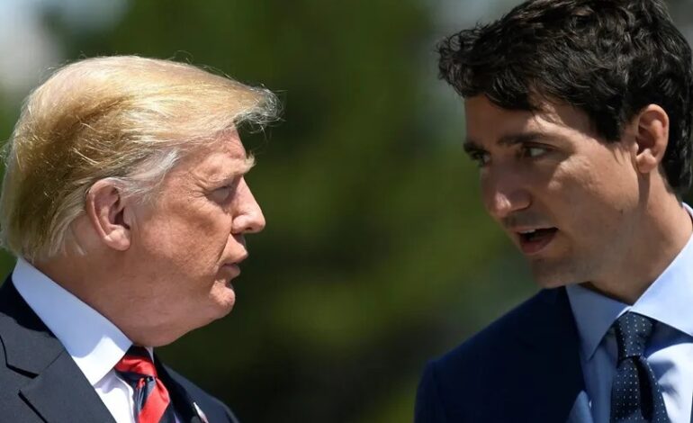 Trump también extiende pausa de aranceles a Canadá por un mes