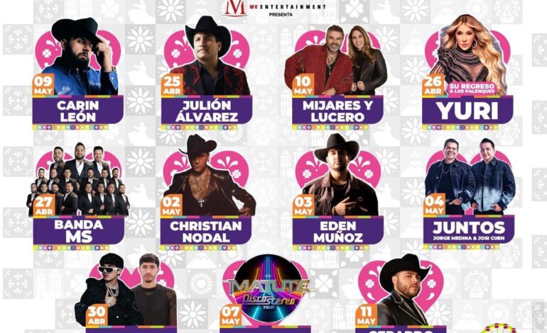 ¡Al fin! Se revela el cartel oficial del Palenque de la Feria de Puebla 2025