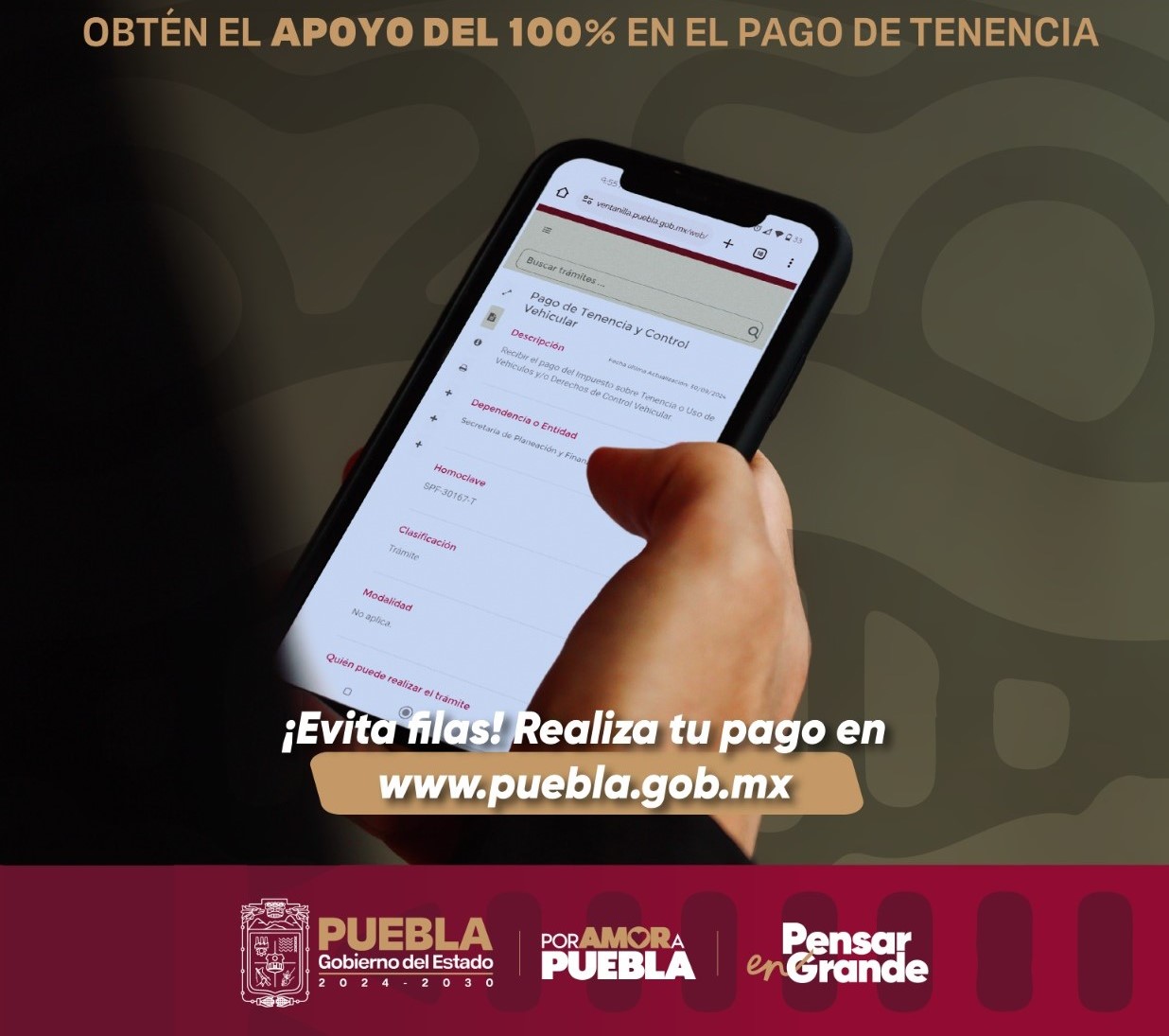 Pago de Control Vehicular se amplía al 30 de abril