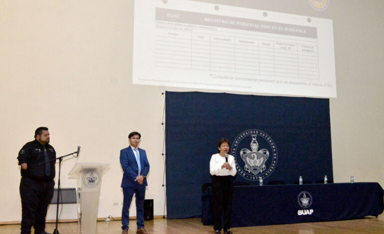 Establece BUAP programas de prevención ante situaciones de emergencia