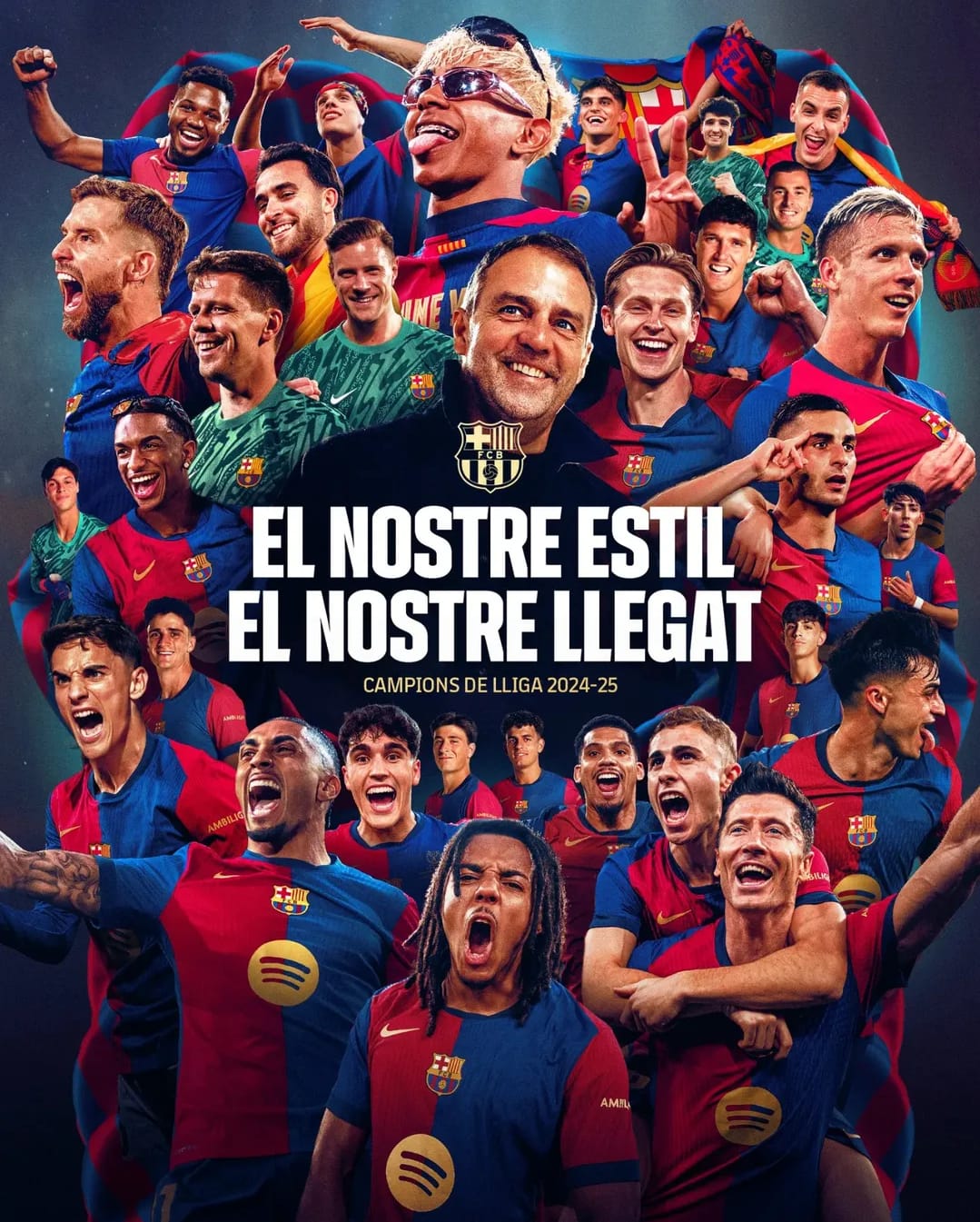 ¡Barcelona conquista su 28va Liga tras ganarle al Espanyol!🏆🔵🔴