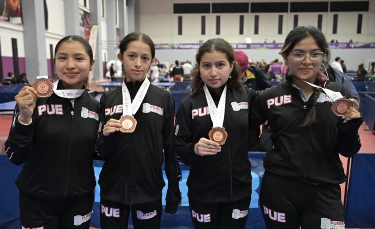¡Bronce con sabor a orgullo! Puebla conquista sus primeras medallas en la CONADE 2025