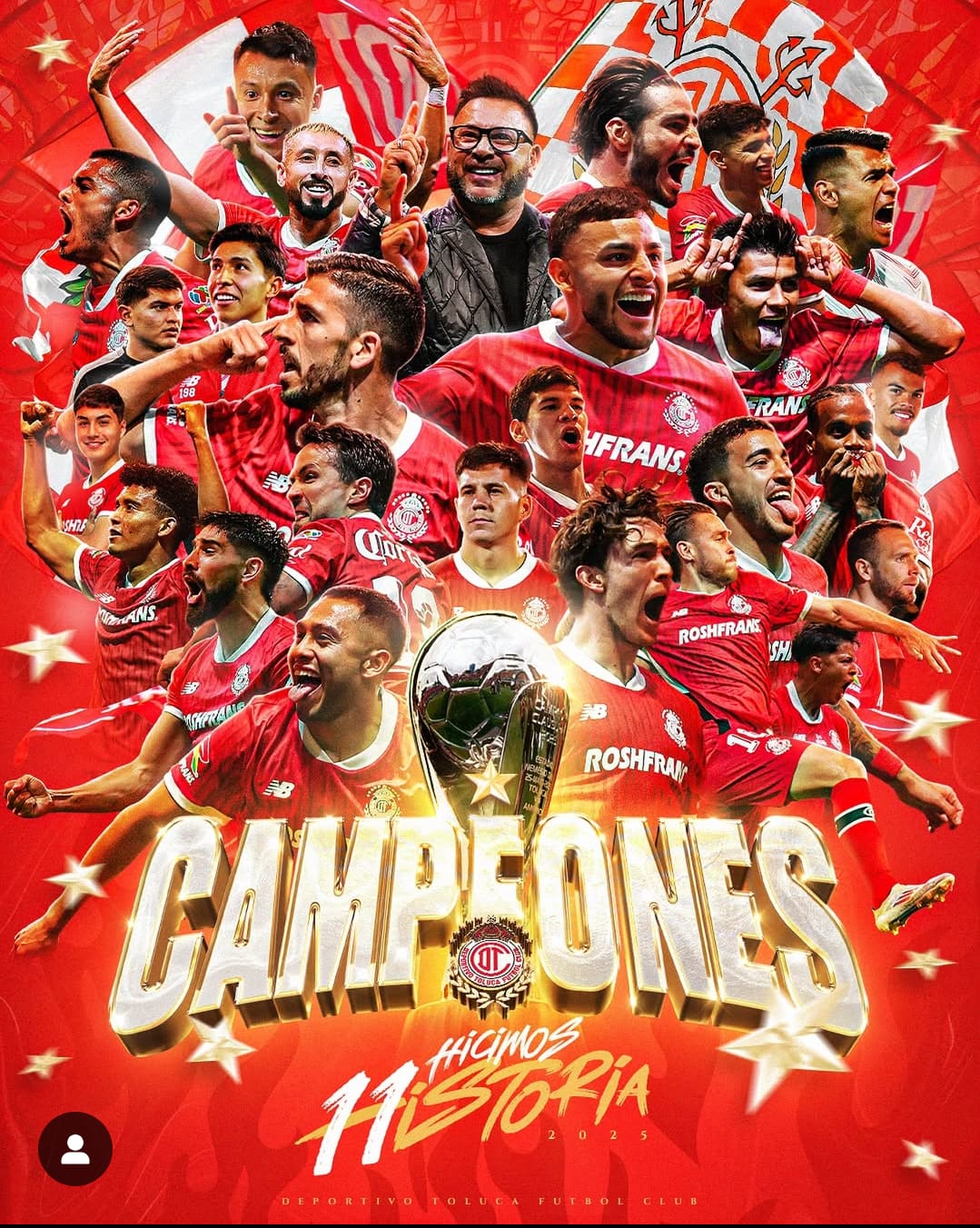 Toluca conquista su estrella 11 y se convierte en el tercer grande del fútbol mexicano
