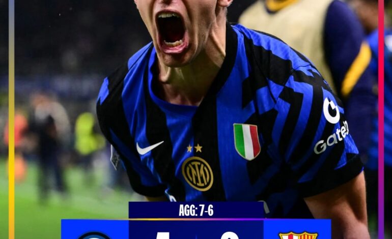 Inter elimina al Barcelona en prórroga y avanza a la final de Champions