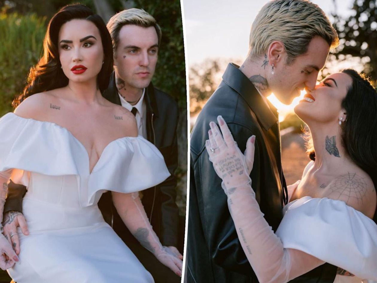 Demi Lovato da el sí en el altar