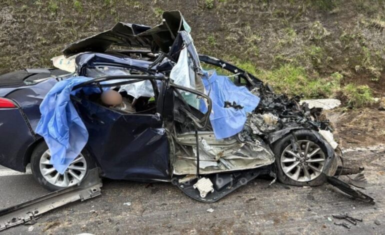 Tragedia en la Siglo XXI: muere familia completa tras choque frontal con camión de mensajería