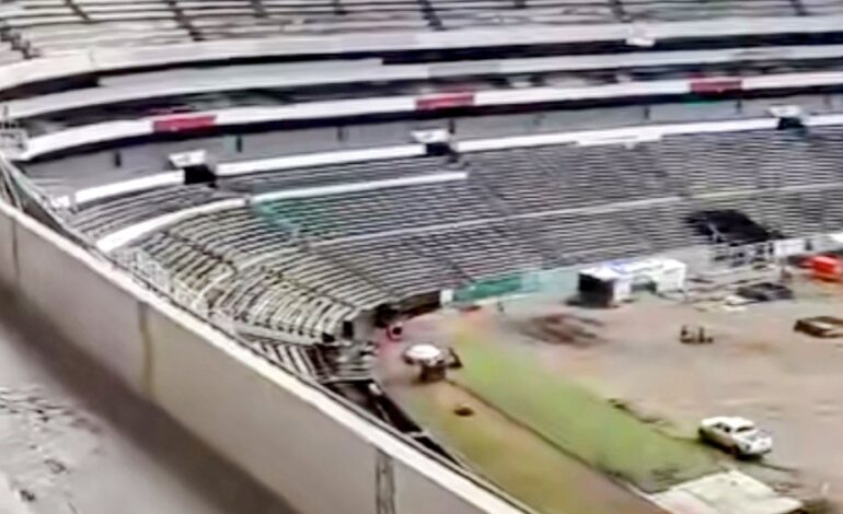 Estadio Azteca le dice adios al América después de casi 20 años: remueven escudo de ‘Las Águilas’ por renovaciones de cara al Mundial del 2026