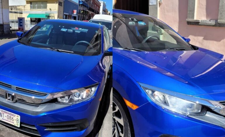 ¡Y nadie se dio cuenta! En segundos, ladrón roba coche frente a oficina estatal en la Recta a Cholula