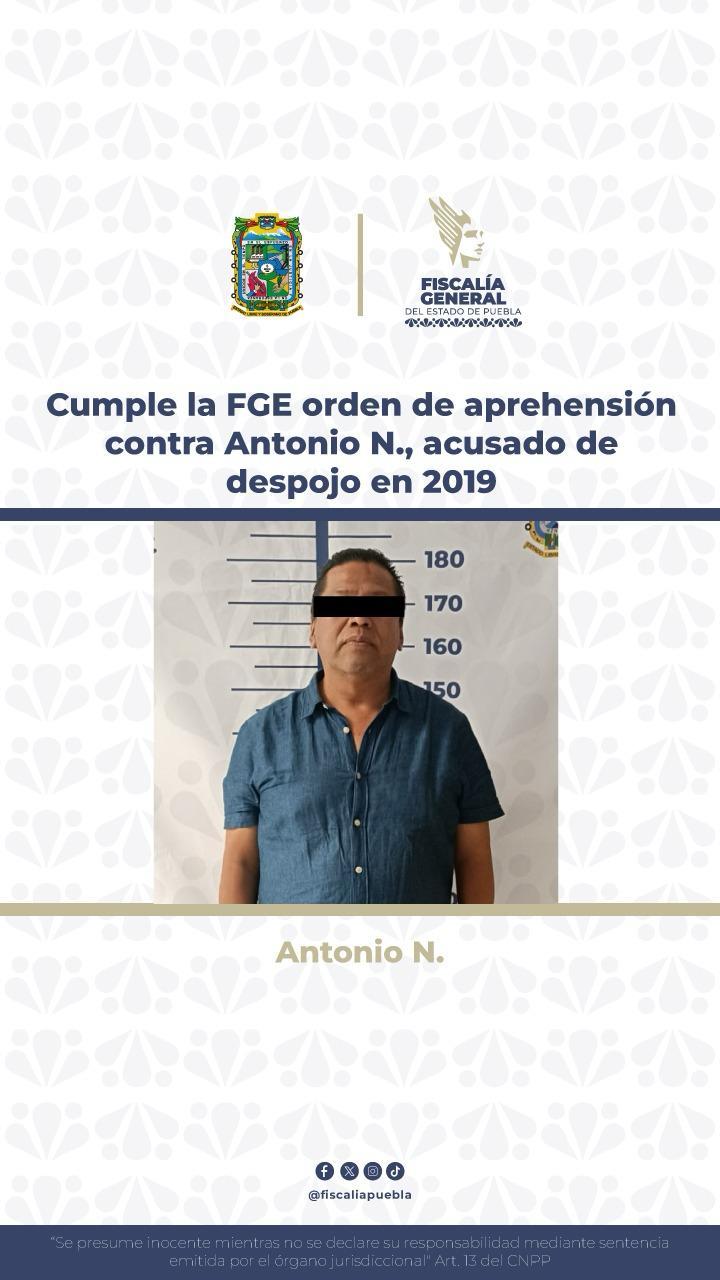 Cae Antonio N., líder de la 28 de Octubre, acusado de despojo