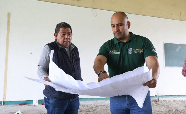 Supervisa CAPCEE avances de obra en sede provisional para USEP en Izúcar