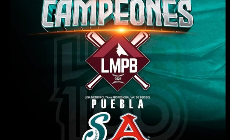 Monclova–Saltillo se corona campeón en la primera Liga Metropolitana de Puebla AA