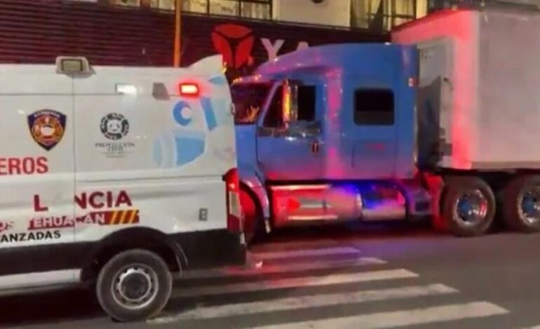 Balean a trailero en intento de asalto sobre la autopista Cuacnopalan–Oaxaca