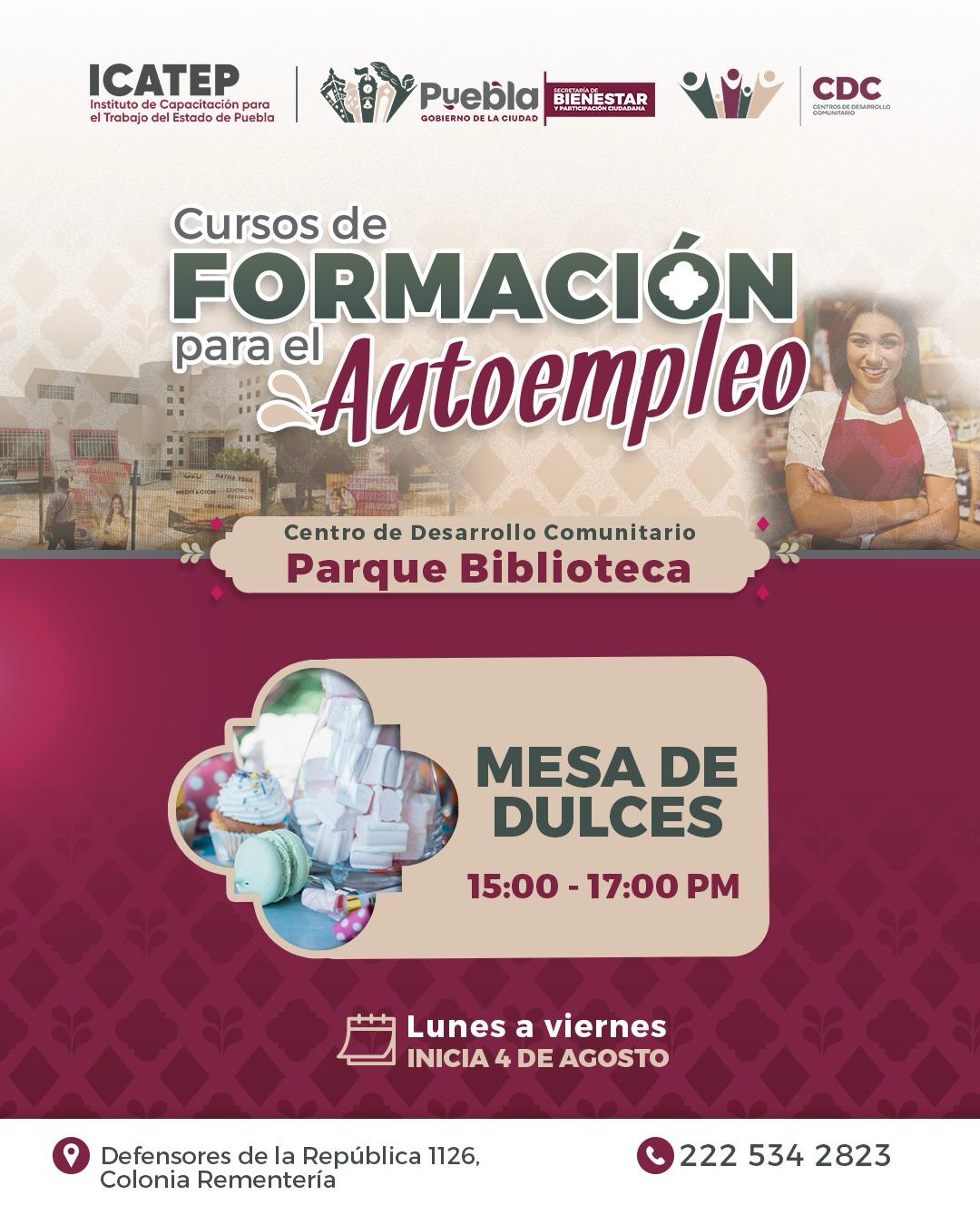 Anuncia Gobierno de la Ciudad apertura de inscripciones para cursos gratuitos de capacitación en agosto