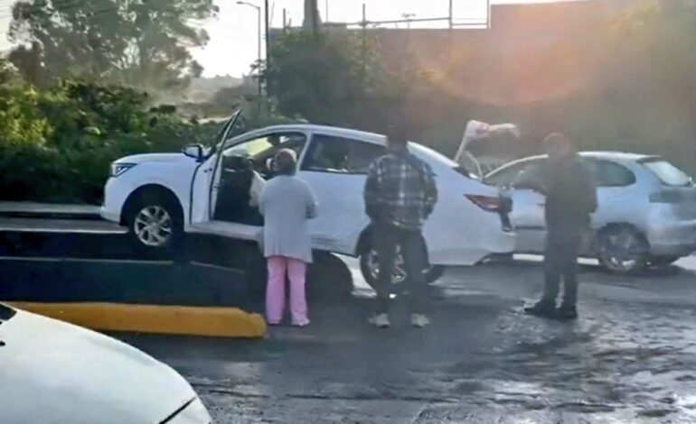 Mañana caótica en Puebla: cinco lesionados por múltiples accidentes viales