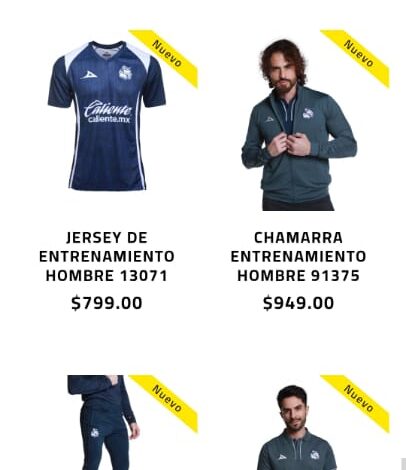 Revelan jersey de entrenamiento del Club Puebla antes de la presentación oficial