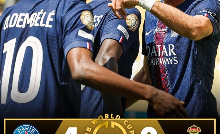 PSG humilla, golea y se mete a la final del Mundial de Clubes: se enfrentarán al Chelsea