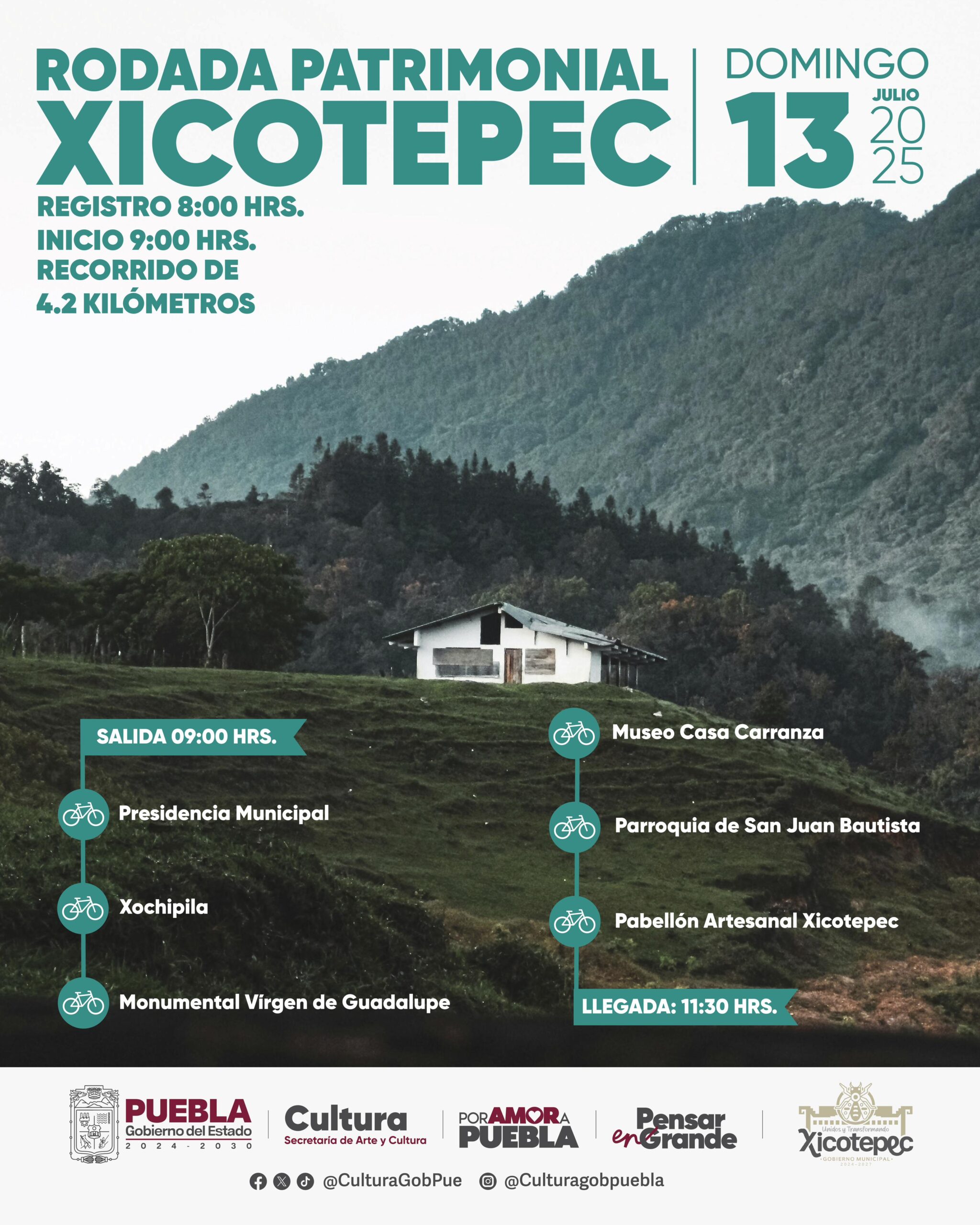 Rodadas patrimoniales del gobierno estatal llegarán al Pueblo Mágico de Xicotepec
