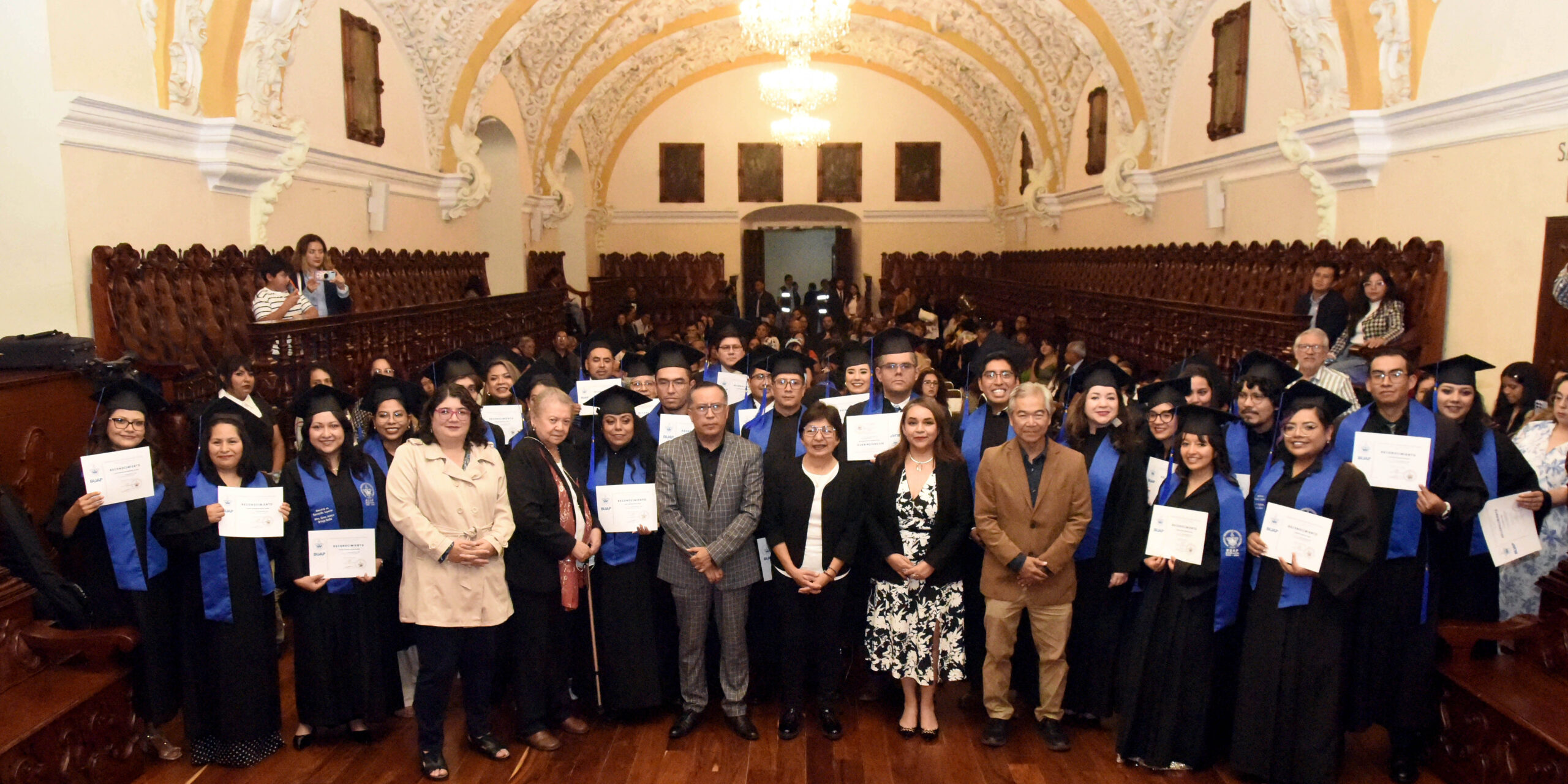 Preside Rectora de la BUAP Lilia Cedillo graduación de la Maestría en Educación Superior, generación 2023-2025