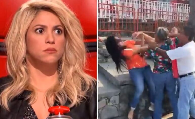 Caos entre fans de Shakira en Veracruz por concierto: se pelean por apartar lugar
