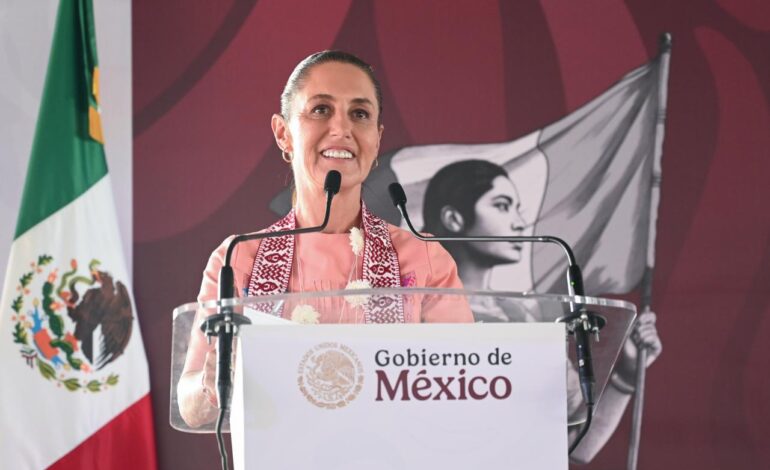 Sheinbaum propone eliminar el fuero legislativo en reforma electoral
