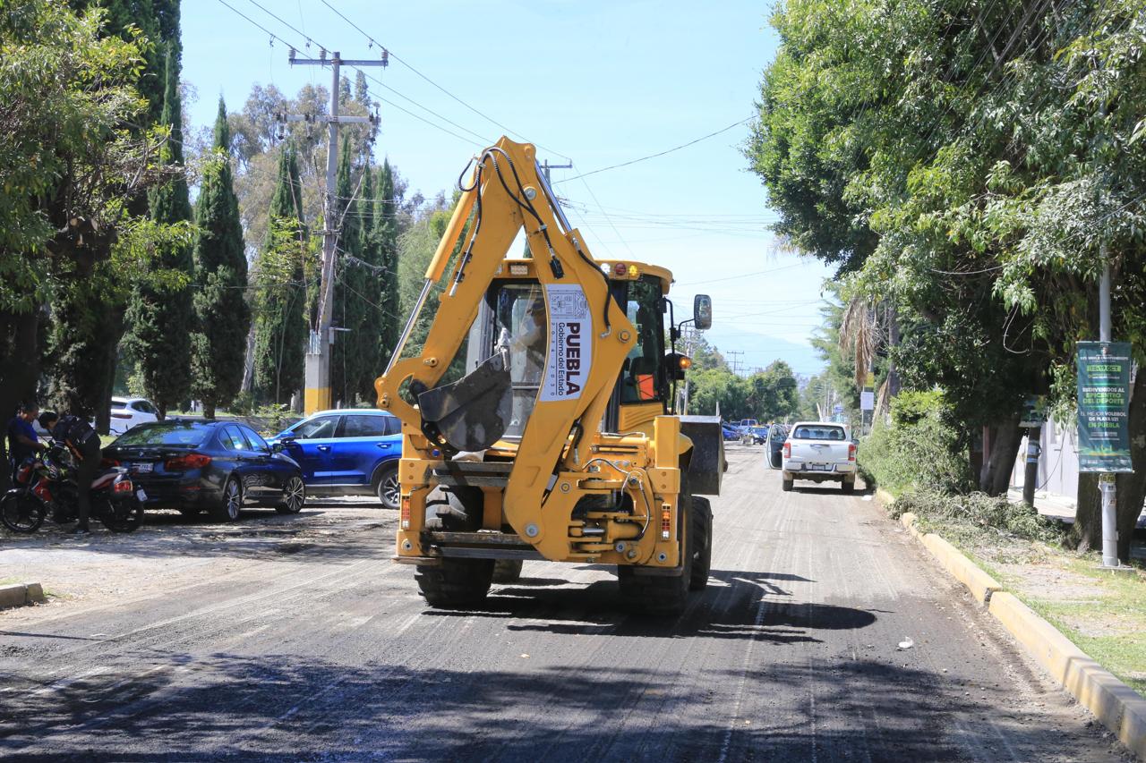 Avanza la reconstrucción de vialidades en Puebla y zona metropolitana