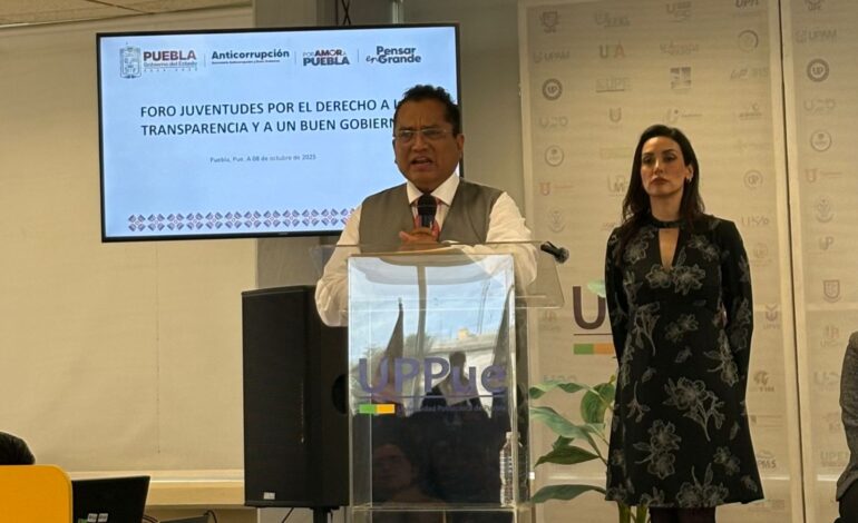Juventudes poblanas se suman a la reflexión sobre Transparencia y Buen Gobierno: Román Sánchez Zamora