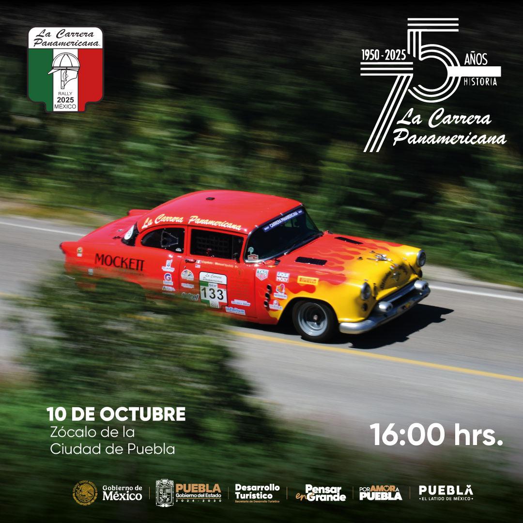 Puebla impulsa turismo y derrama económica con Carrera Panamericana