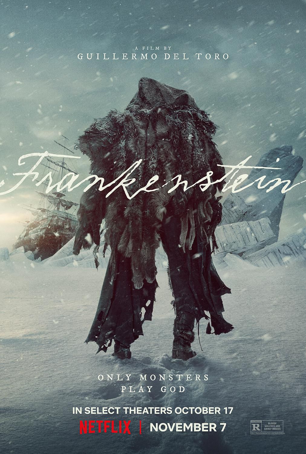 Frankenstein, la nueva obra de Guillermo del Toro, llega a Puebla este 23 de octubre