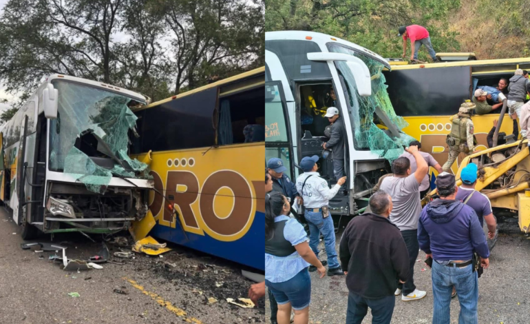 Un fatal choque sobre la carretera Tlapa-Puebla deja un saldo de tres personas sin vida