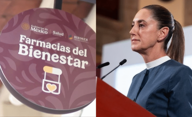 Claudia Sheimbaum anuncia el programa «Farmacias del Bienestar» para garantizar el acceso a medicamentos gratuitos.