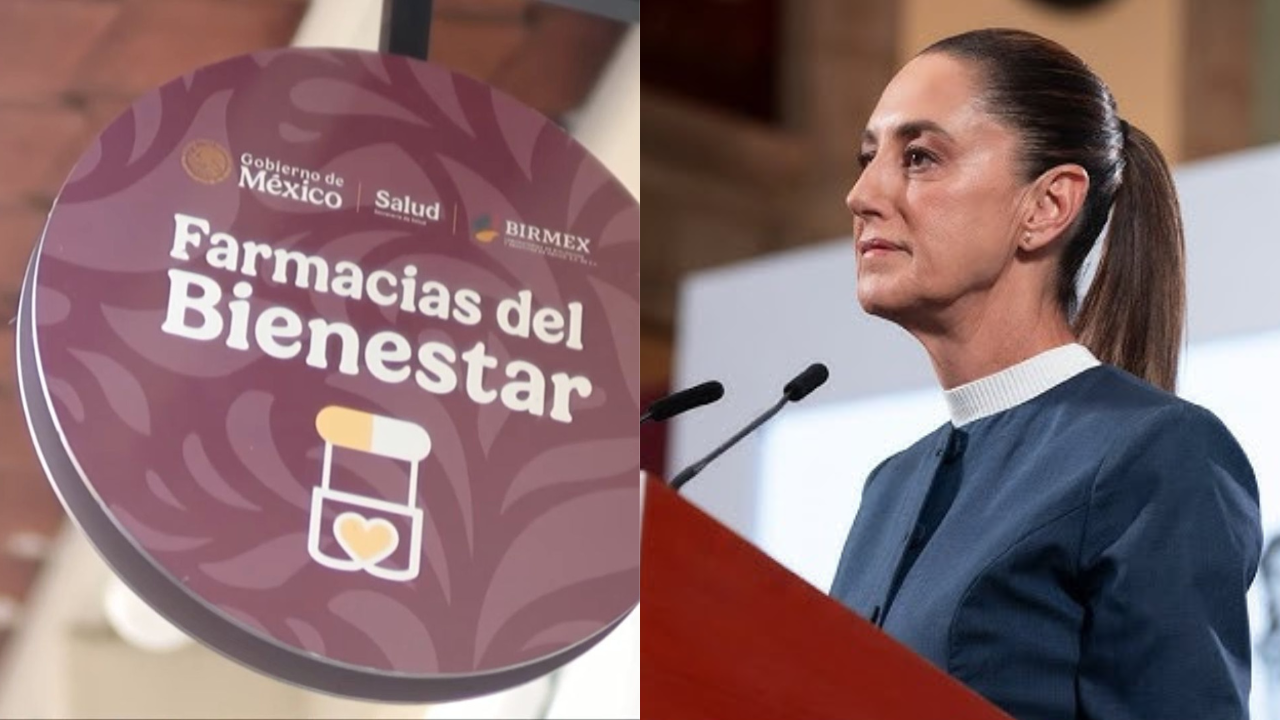 Claudia Sheimbaum anuncia el programa «Farmacias del Bienestar» para garantizar el acceso a medicamentos gratuitos.