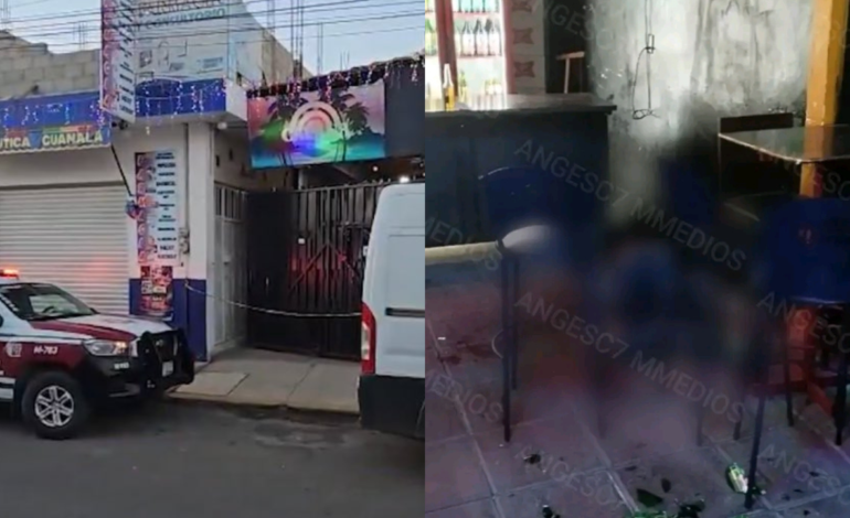Ejecutan a un hombre al interior de un bar en Juan C. Bonilla