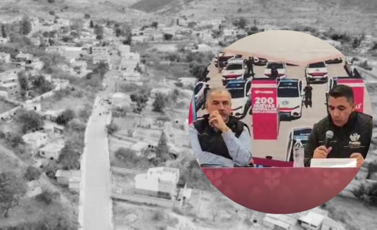 Suspenden a policía municipal de Puebla acusado agredir a su familia en Santa María Guadalupe Tecola.